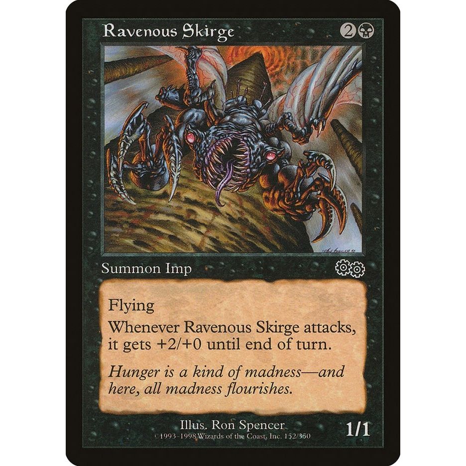 Image for Ravenous Skirge (152) (USG) - Magic: The Gathering