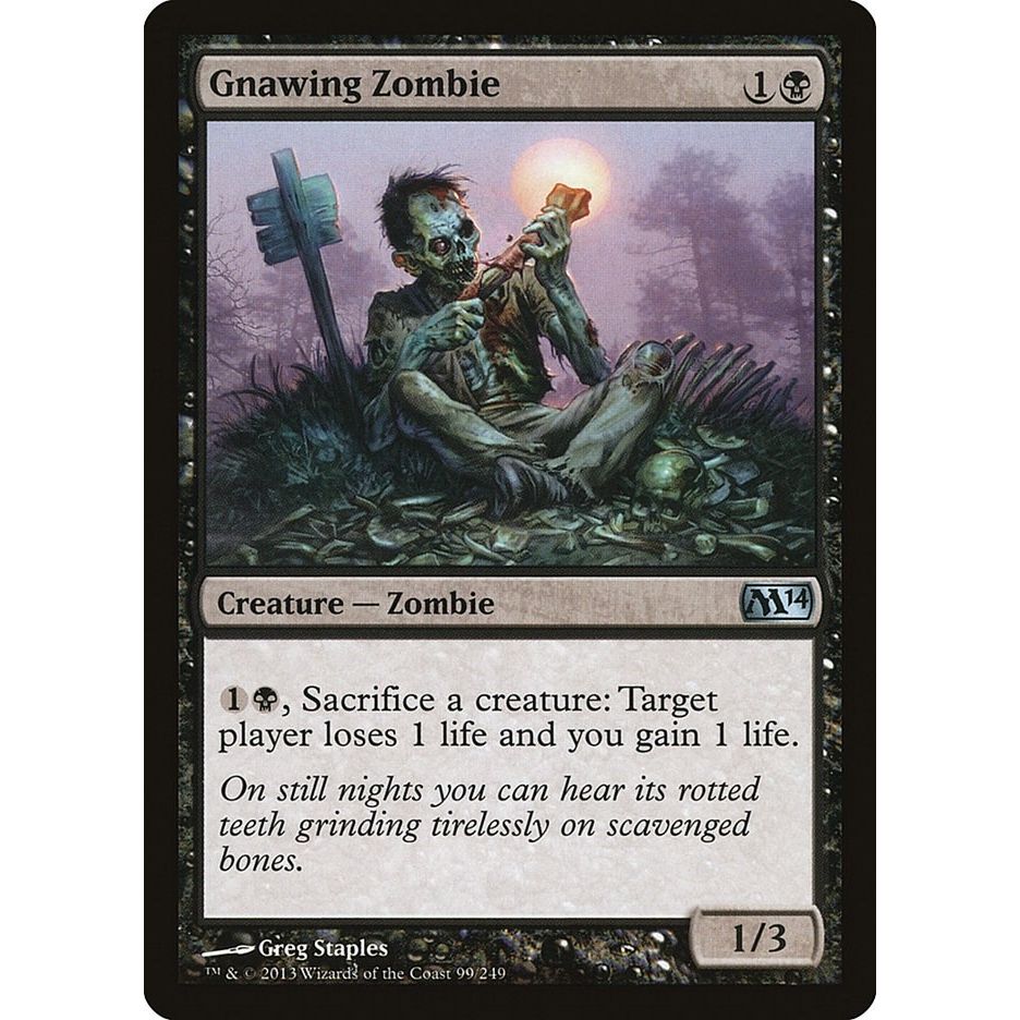 Image for Gnawing Zombie (99) (M14) - Magic: The Gathering