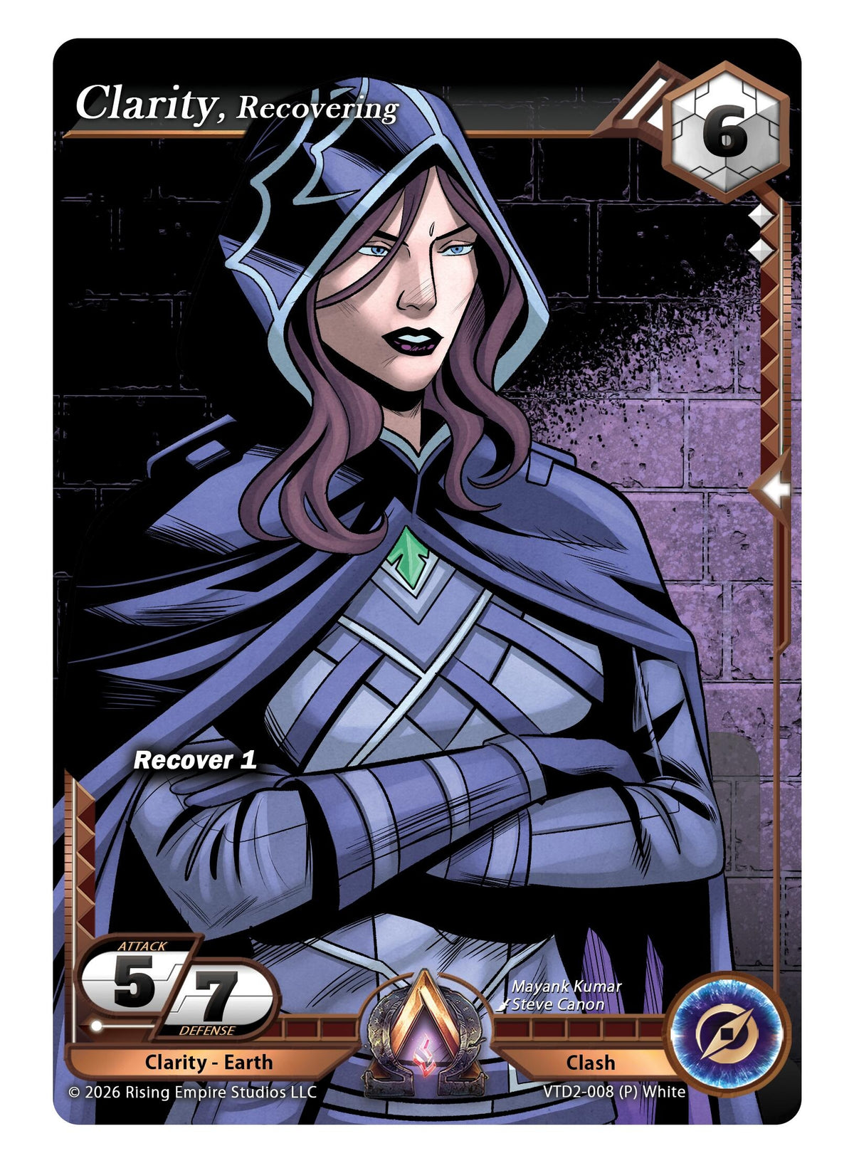 Image for Clarity, Recovering (VTD2-008 (P) White) - Alpha Clash