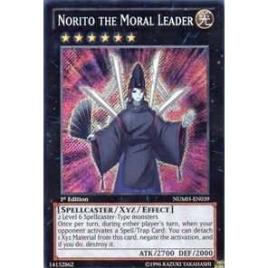 Image for Norito the Moral Leader (NUMH-EN039) (NUMH) - YuGiOh