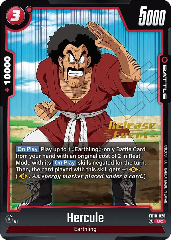 Image for Hercule - FB10-020 (FB10-020) (FB10_PR) - Dragon Ball Super: Fusion World