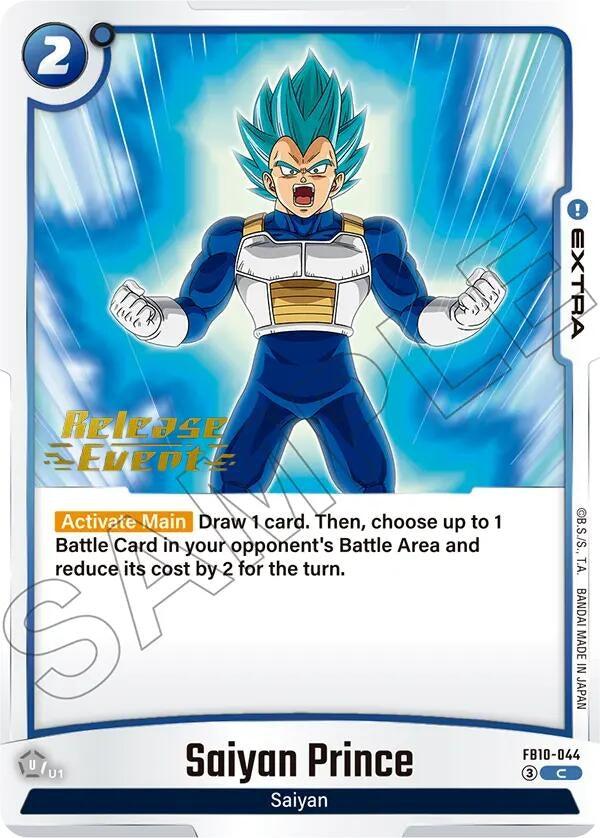 Image for Saiyan Prince (FB10-044) (FB10_PR) - Dragon Ball Super: Fusion World