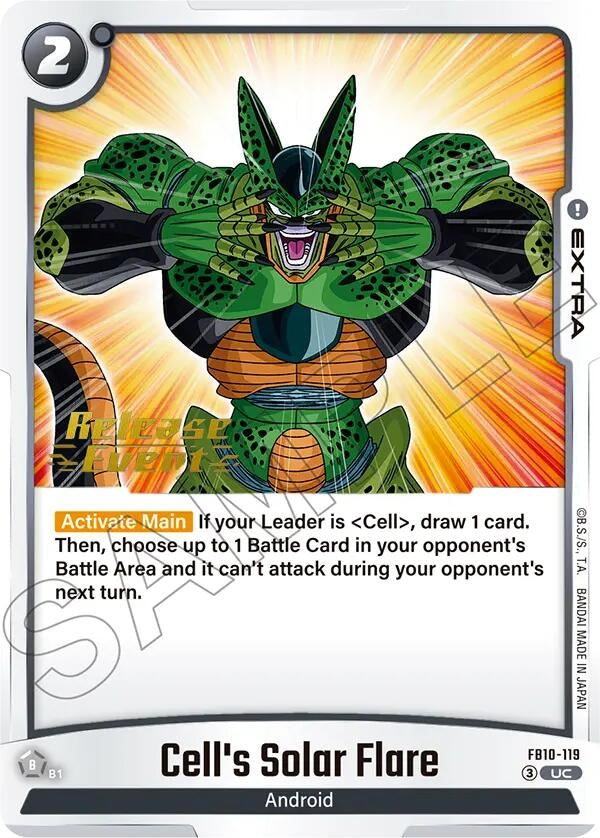 Image for Cell's Solar Flare (FB10-119) (FB10_PR) - Dragon Ball Super: Fusion World