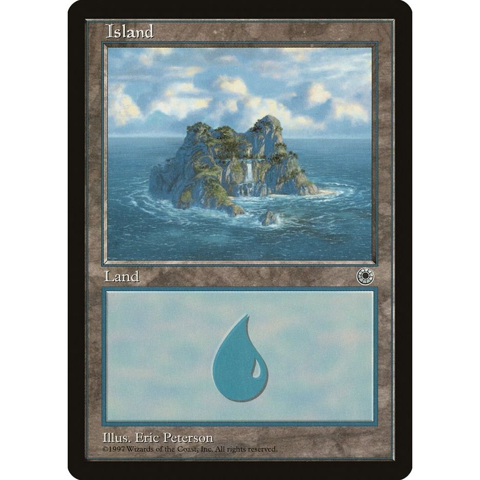 Image for Island (Waterfall) (POR) - Magic: The Gathering