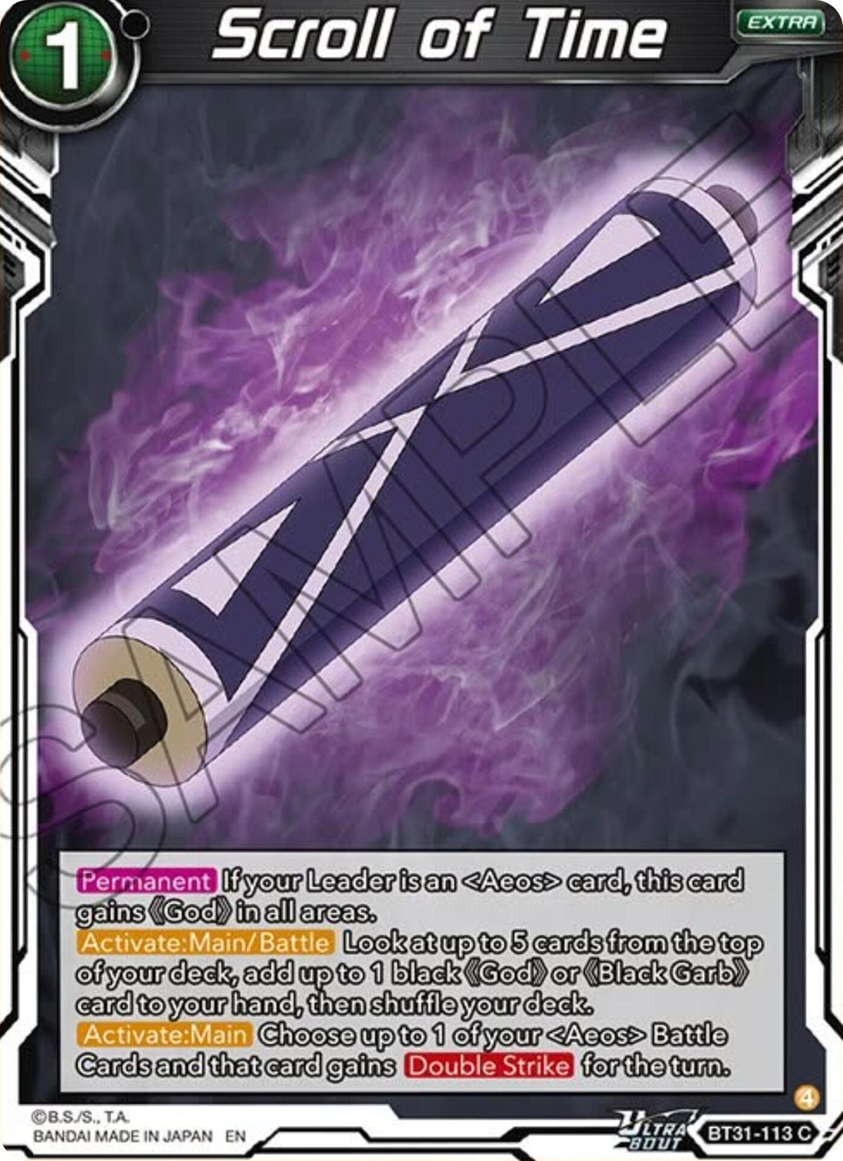 Image for Scroll of Time (BT31-113) (BT31) - Dragon Ball Super: Masters