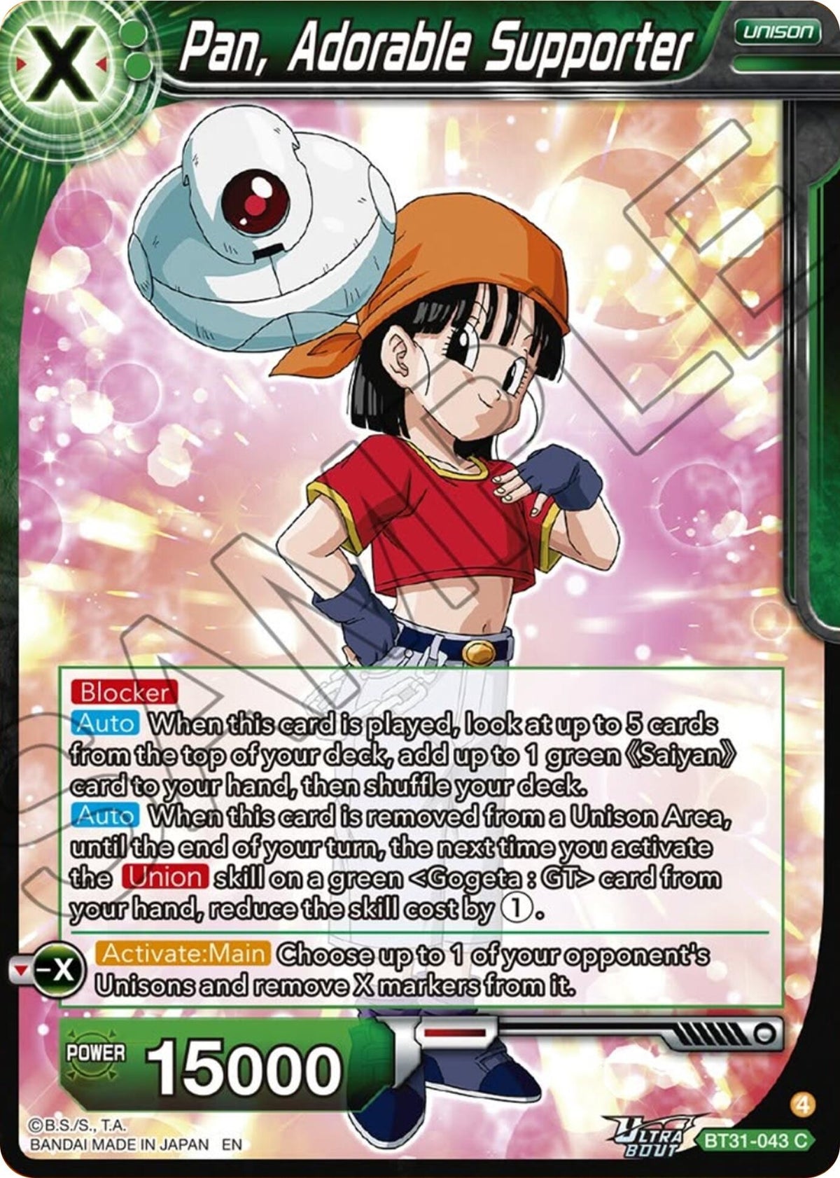 Image for Pan, Adorable Supporter (BT31-043) (BT31) - Dragon Ball Super: Masters