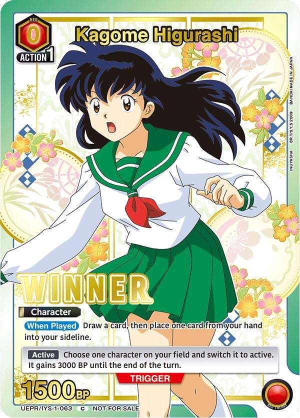 Image for Kagome Higurashi (Winner) (UEPR/IYS-1-063) (UEPR) - Union Arena