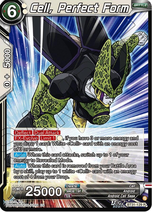 Image for Cell, Perfect Form (BT31-129) (BT31) - Dragon Ball Super: Masters
