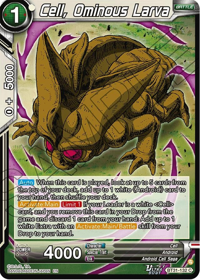 Image for Cell, Ominous Larva (BT31-132) (BT31) - Dragon Ball Super: Masters