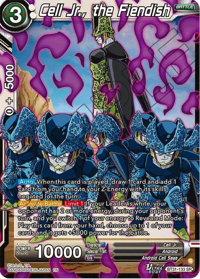 Image for Cell Jr., the Fiendish (BT31-133) (BT31) - Dragon Ball Super: Masters