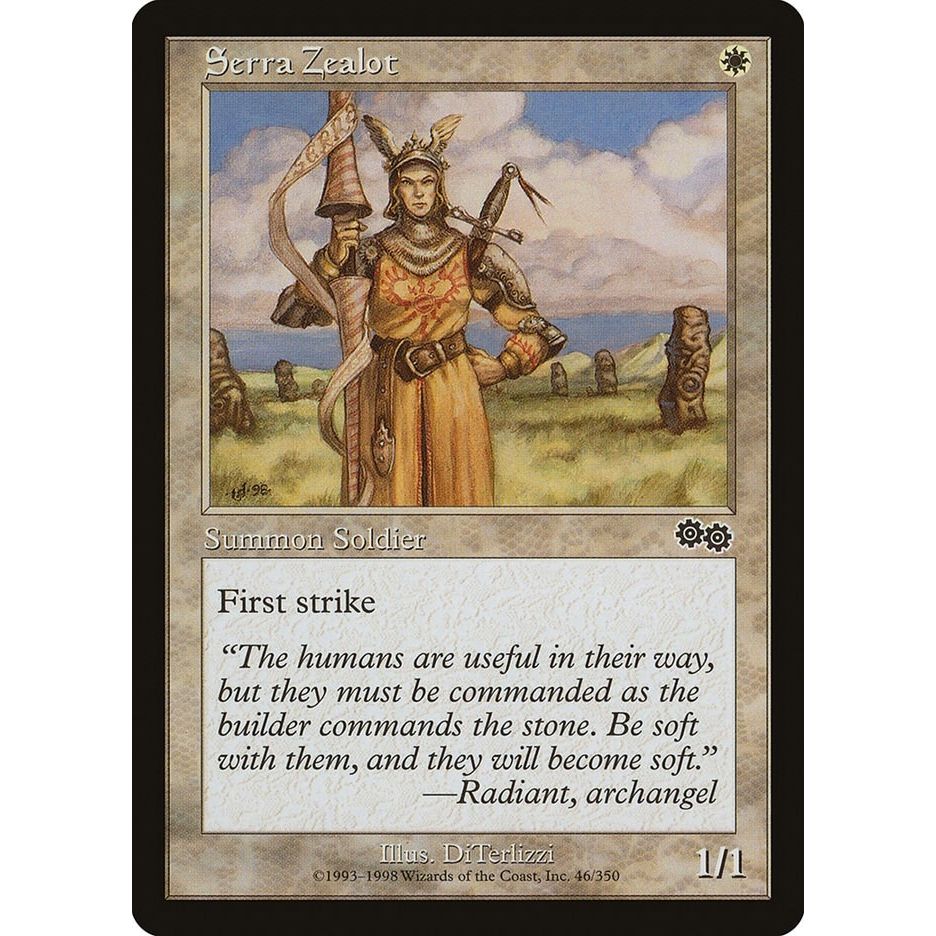 Image for Serra Zealot (46) (USG) - Magic: The Gathering