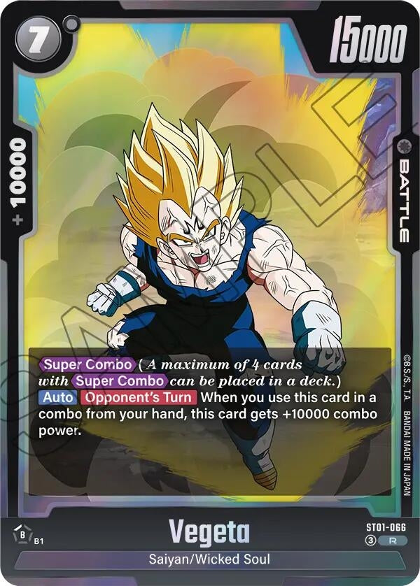 Image for Vegeta - ST01-066 (ST01-066) (ST01) - Dragon Ball Super: Fusion World