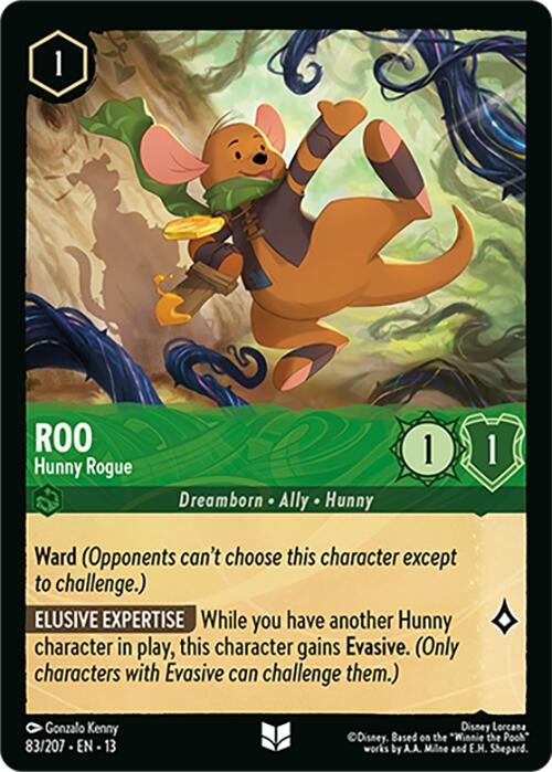 Image for Roo - Hunny Rogue (83/207) (13) - Disney Lorcana