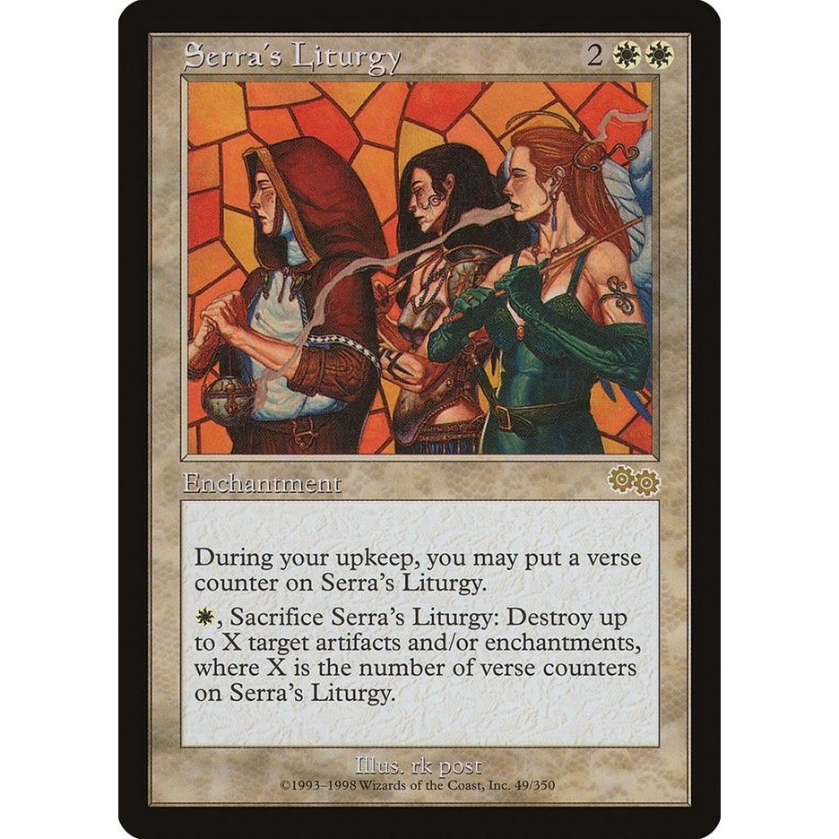 Image for Serra's Liturgy (49) (USG) - Magic: The Gathering