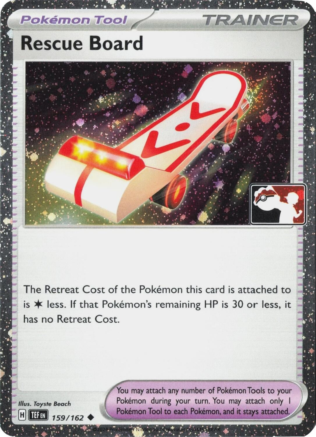 Image for Rescue Board - 159/162 (Cosmos Holo) (159/162) - Pokemon