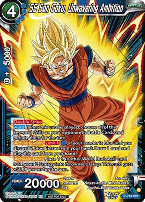 Image for SS Son Goku, Unwavering Ambition (Ultra-Bout Series Tournament Pack Vol.3) (P-744) (TPR) - Dragon Ball Super: Masters