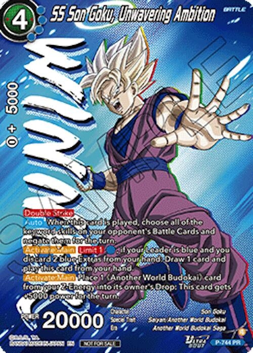Image for SS Son Goku, Unwavering Ambition (Ultra-Bout Series Tournament Pack Vol.3) (Winner) (P-744) (TPR) - Dragon Ball Super: Masters