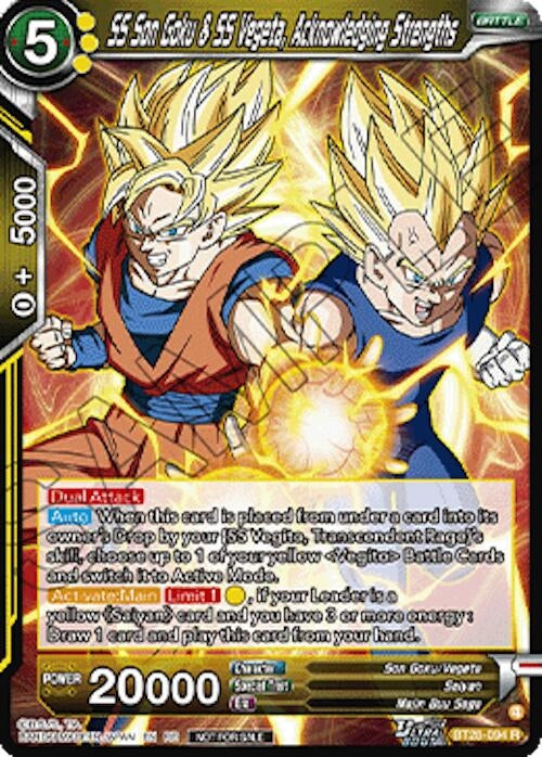 Image for SS Son Goku & SS Vegeta, Acknowledging Strengths (Deluxe Pack 2026 Vol.2) (BT28-094) (TPR) - Dragon Ball Super: Masters