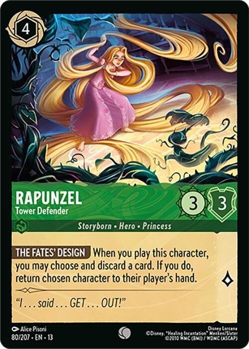 Image for Rapunzel - Tower Defender (80/207) (13) - Disney Lorcana
