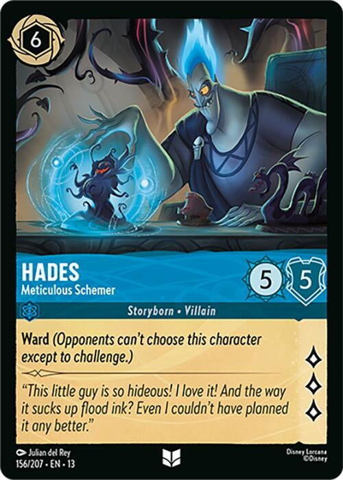 Image for Hades - Meticulous Schemer (156/207) (13) - Disney Lorcana
