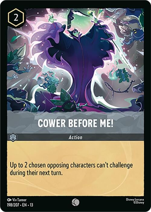 Image for Cower Before Me! (198/207) (13) - Disney Lorcana