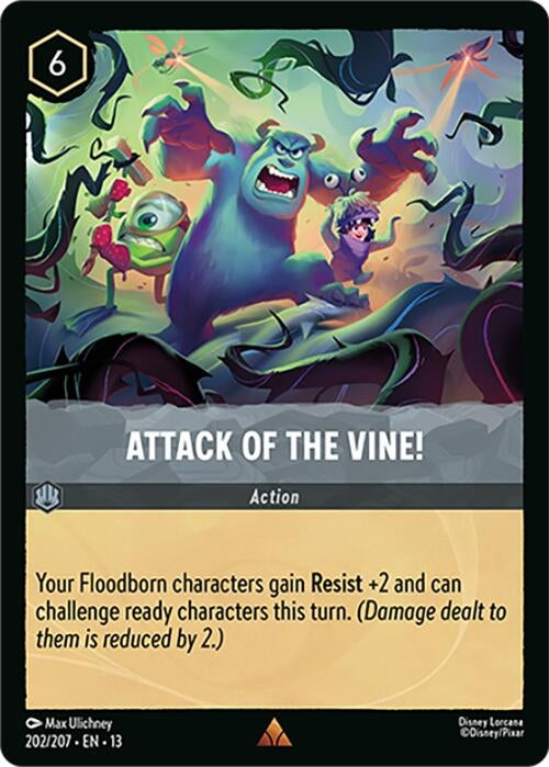 Image for Attack of the Vine! (202/207) (13) - Disney Lorcana