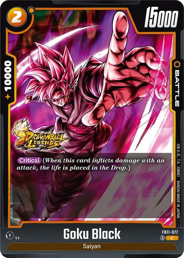 Image for Goku Black - FB11-077 (FB11-077) (FB11) - Dragon Ball Super: Fusion World