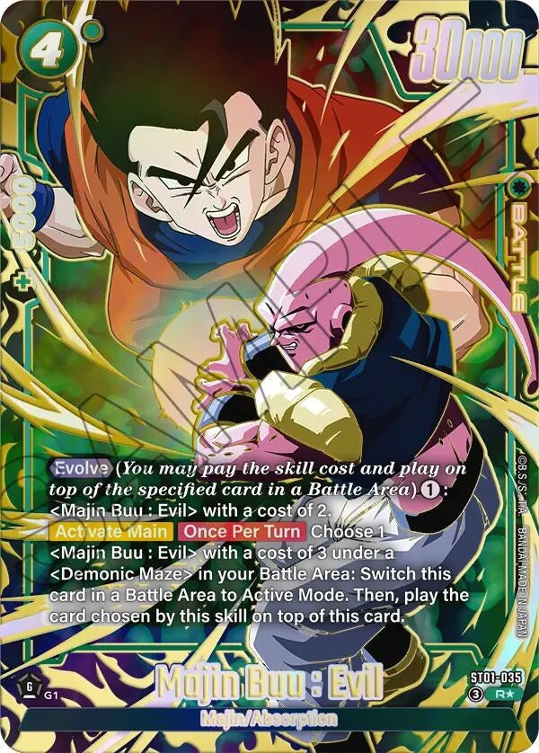 Image for Majin Buu : Evil - ST01-035 (Alternate Art) (ST01-035) (ST01) - Dragon Ball Super: Fusion World