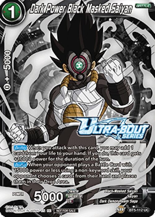 Image for Dark Power Black Masked Saiyan (Event Pack 19) (BT5-112) (TPR) - Dragon Ball Super: Masters