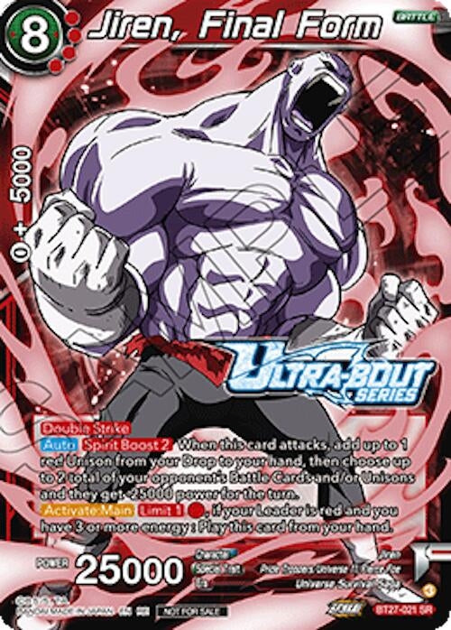 Image for Jiren, Final Form (Event Pack 19) (BT27-021) (TPR) - Dragon Ball Super: Masters