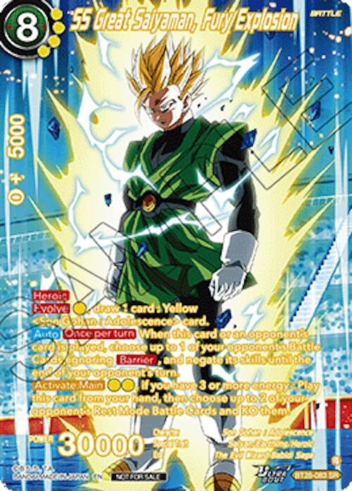 Image for SS Great Saiyaman, Fury Explosion (Premium Alt-Art Set 2026 Vol.2) (BT28-083) (TPR) - Dragon Ball Super: Masters