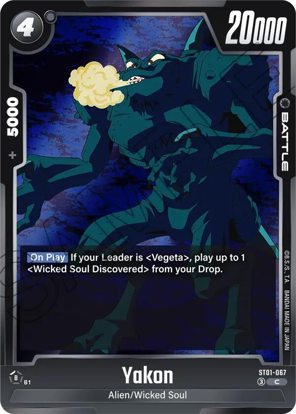 Image for Yakon (ST01-067) (ST01) - Dragon Ball Super: Fusion World