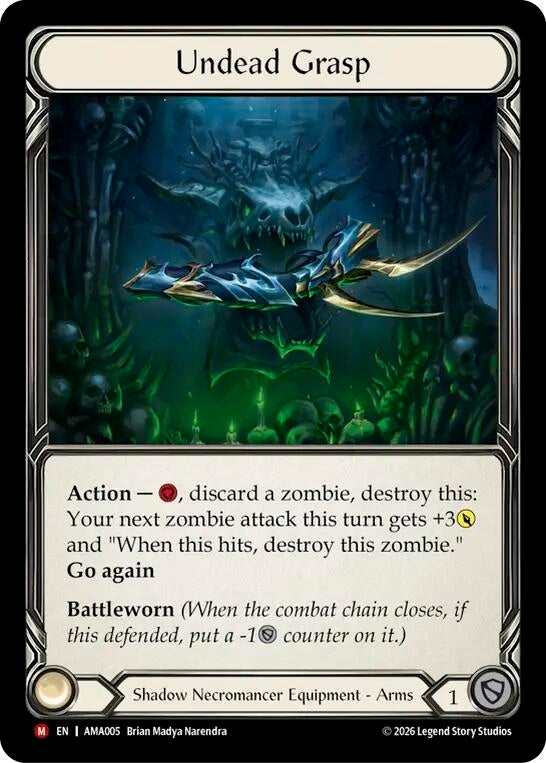 Image for Undead Grasp (AMA005) (AMA) - Flesh and Blood TCG