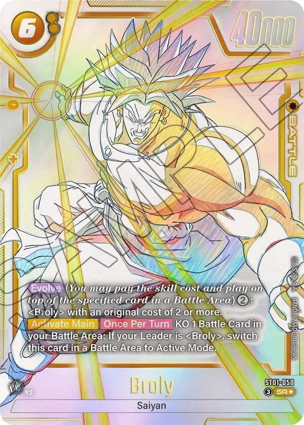 Image for Broly - ST01-050 (Alternate Art) (ST01-050) (ST01) - Dragon Ball Super: Fusion World
