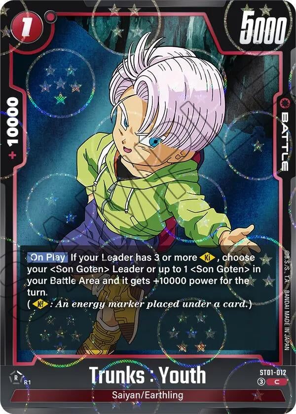 Image for Trunks : Youth - ST01-012 (Dragon Ball Pattern) (ST01-012) (ST01) - Dragon Ball Super: Fusion World
