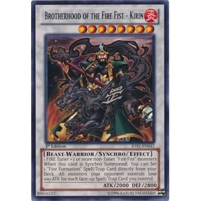 Image for Brotherhood of the Fire Fist - Kirin (JOTL-EN042) (JOTL) - YuGiOh