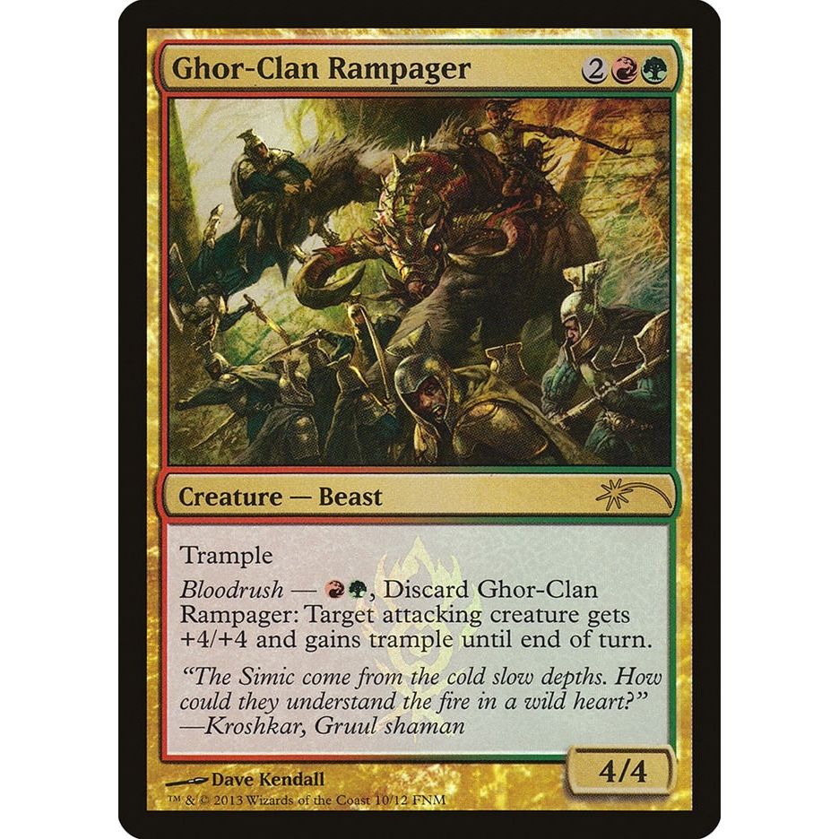 Image for Ghor-Clan Rampager (10) (FNM) - Magic: The Gathering