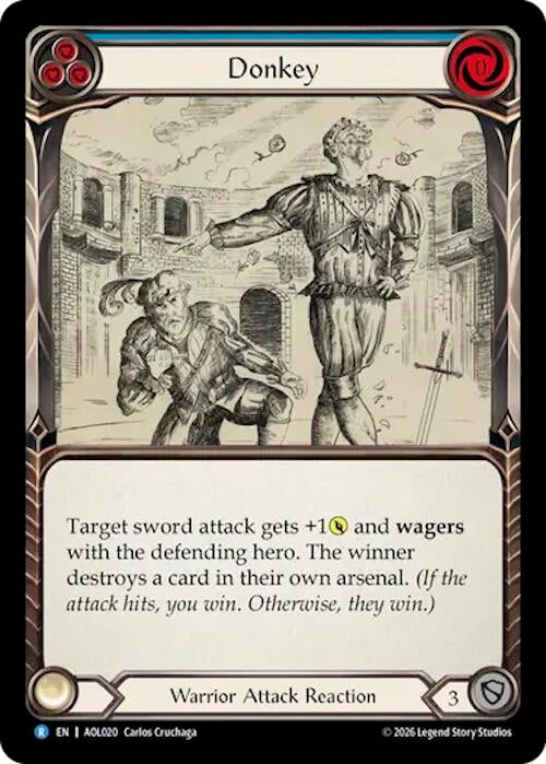 Image for Donkey (Blue) (AOL020) (AOL) - Flesh and Blood TCG