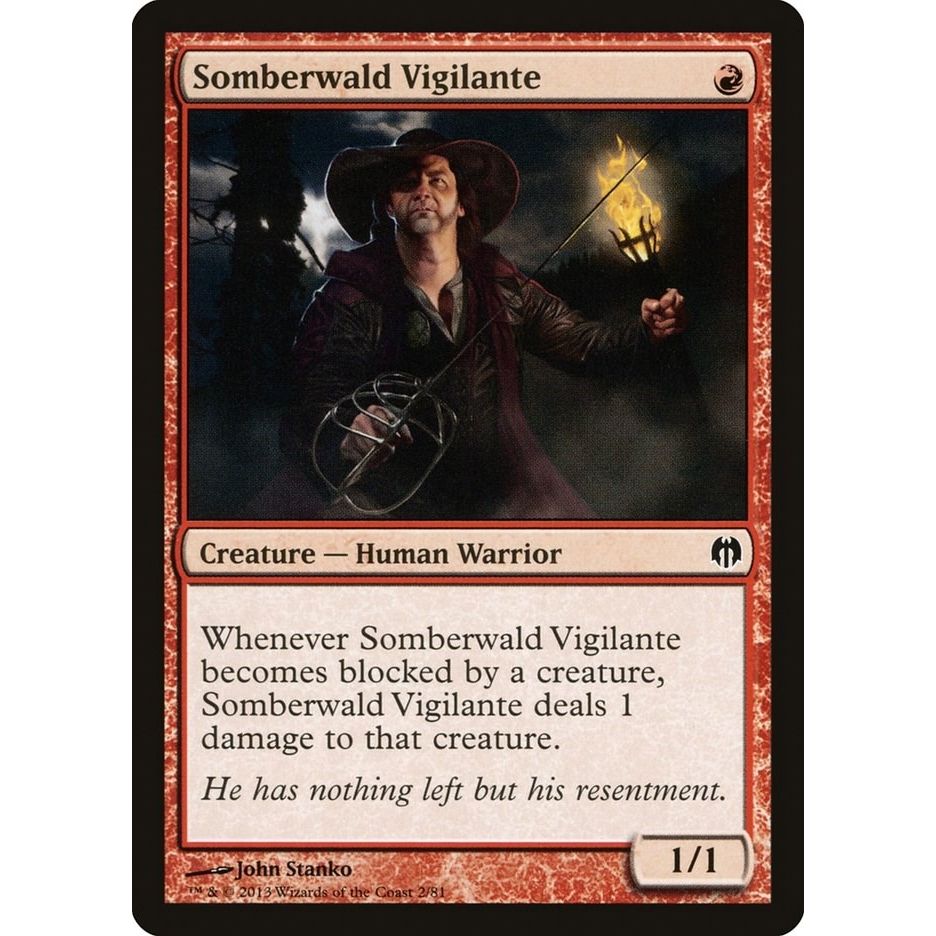 Image for Somberwald Vigilante (2) (DDL) - Magic: The Gathering