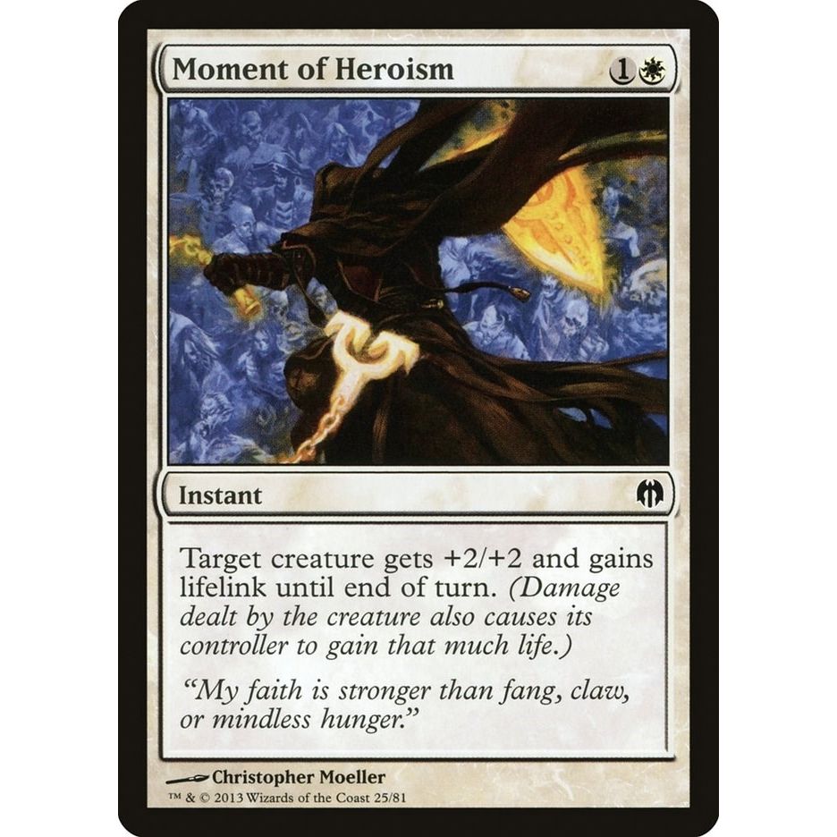 Image for Moment of Heroism (25) (DDL) - Magic: The Gathering