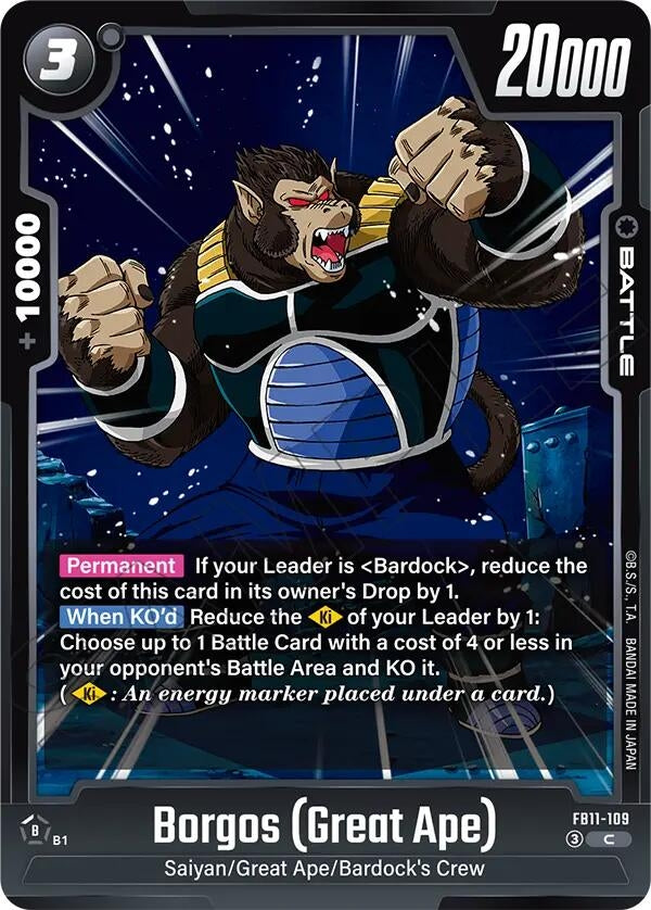 Image for Borgos (Great Ape) (FB11-109) (FB11) - Dragon Ball Super: Fusion World