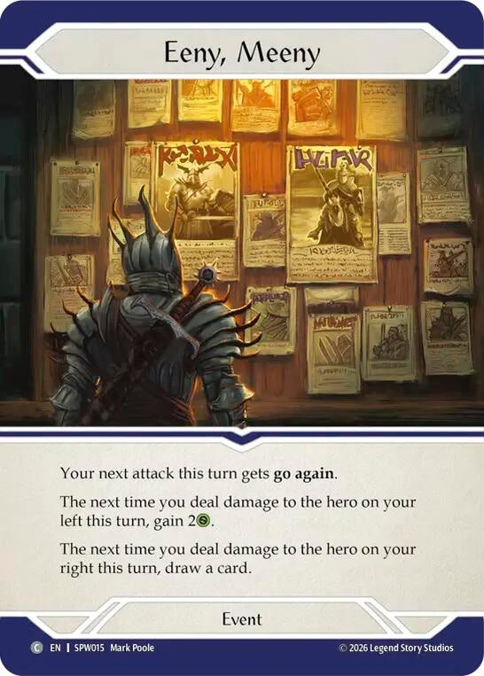 Image for Eeny, Meeny (SPW015) (SPW) - Flesh and Blood TCG