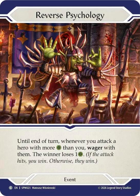 Image for Reverse Psychology (SPW023) (SPW) - Flesh and Blood TCG