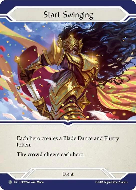 Image for Start Swinging (SPW024) (SPW) - Flesh and Blood TCG
