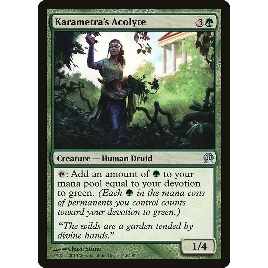 Image for Karametra's Acolyte (160) (THS) - Magic: The Gathering