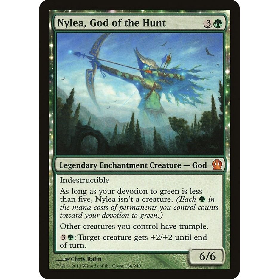 Image for Nylea, God of the Hunt (166) (THS) - Magic: The Gathering