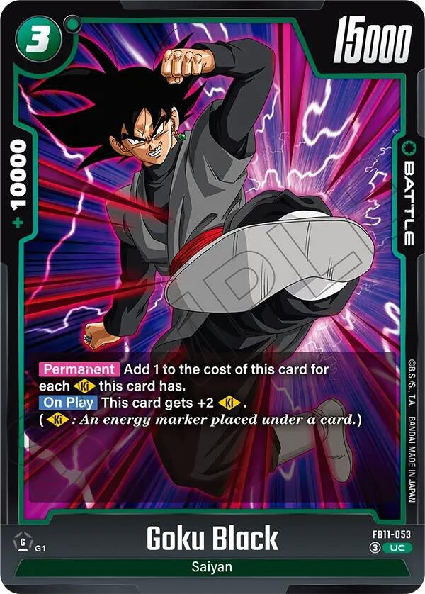 Image for Goku Black - FB11-053 (FB11-053) (FB11) - Dragon Ball Super: Fusion World