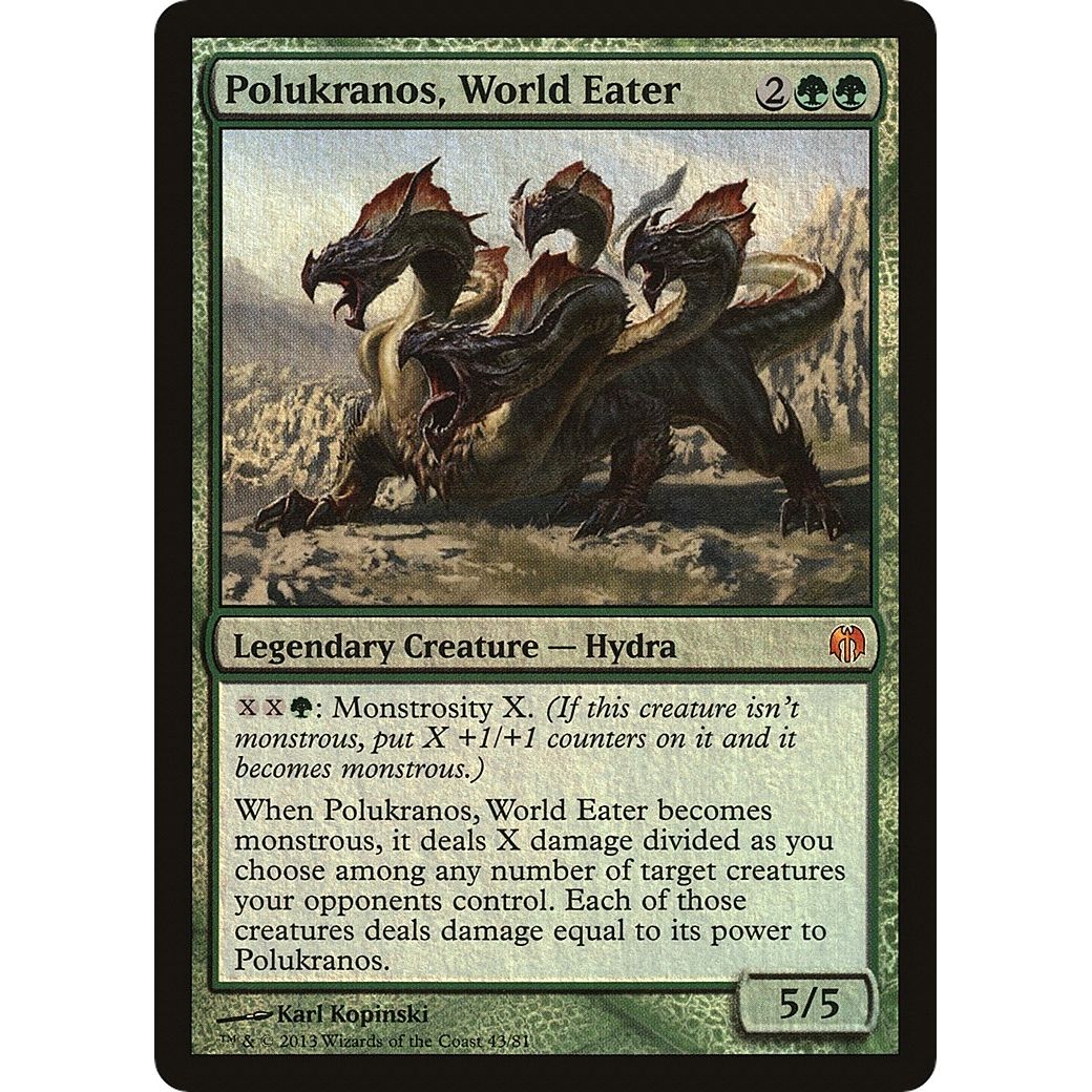 Image for Polukranos, World Eater (43) (DDL) - Magic: The Gathering