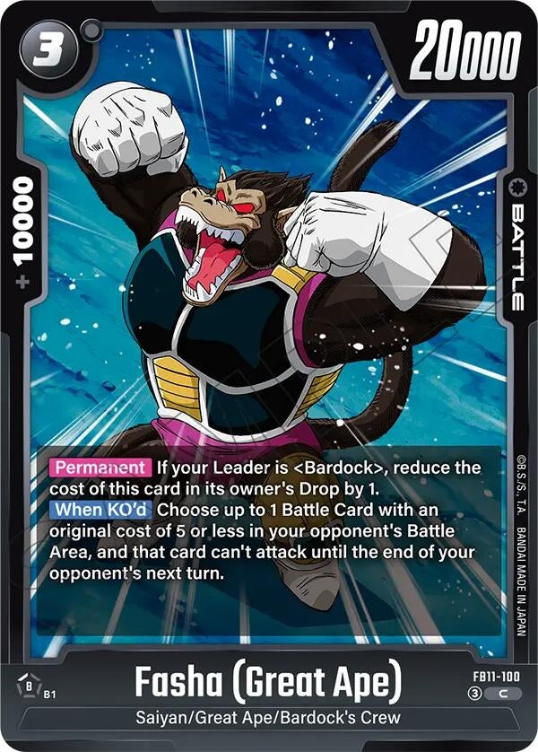 Image for Fasha (Great Ape) (FB11-100) (FB11) - Dragon Ball Super: Fusion World