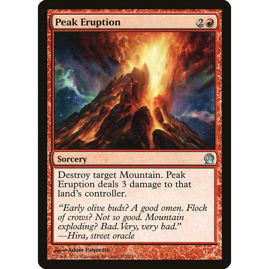 Image for Peak Eruption (132) (THS) - Magic: The Gathering